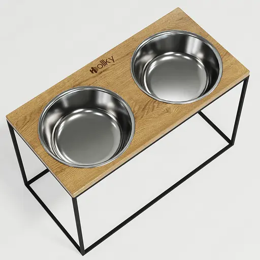 Hollky Base XXL40 — миски на підставці для дуже великих собак (2 × 2,8 л) - фото 6