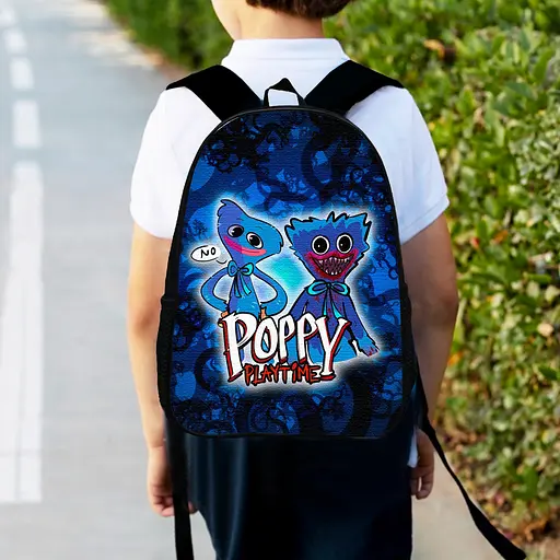 Рюкзак детский Хаги Ваги Poppy Playtime, 34х27см, городской ранец для мальчика с принтом (00331)