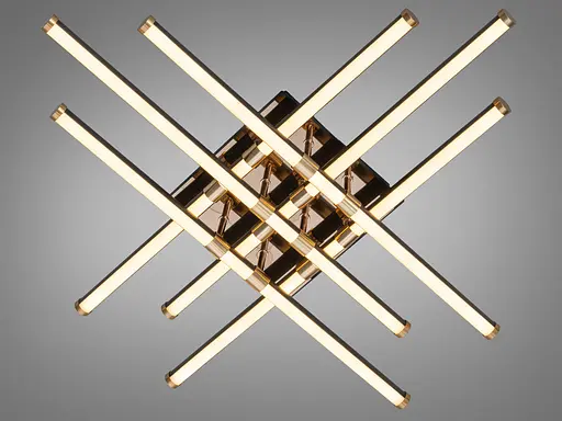 Стельова LED люстра Diasha чорна 80 Вт до 14 м² - фото 3