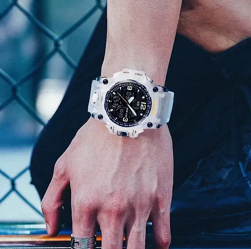 Чоловічий годинник Skmei Hamlet 1155 Білий - фото 8