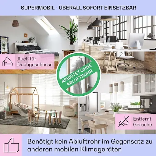 Охолоджувач повітря Klarstein Mistral 5-в-1 (10040150) - фото 5