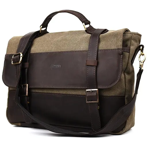 Шкіряна чоловіча сумка TARWA 36х27х10 см nsa0001324 - фото 1