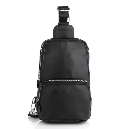 Чоловіча шкіряна сумка-слінг Newery 31х20х10 см sum0022251 - фото 4