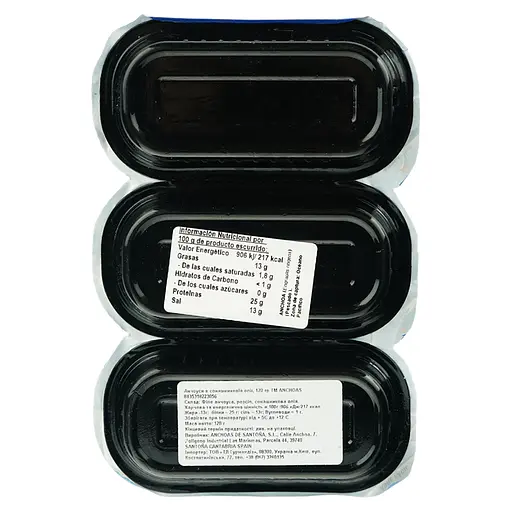 Анчоусы в подсолнечном масле A comer del mar 120 г - фото 2