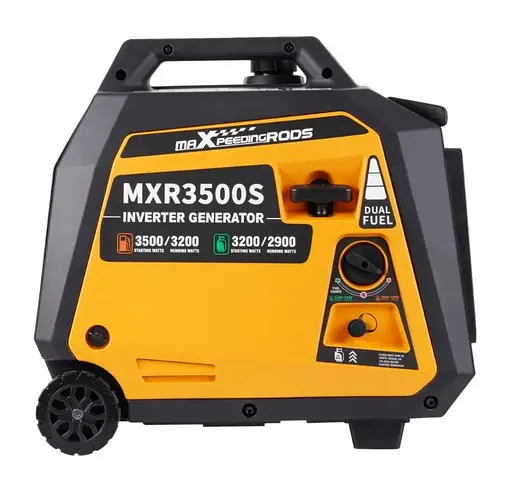 Генератор инверторный газ/бензин MaXpeedingRods 3.5 кВт, Електричний старт/Дистанційний старт/Ручний запуск MXR3500s - фото 3