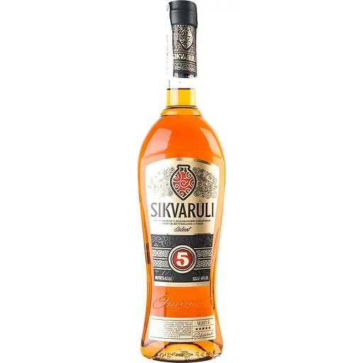 Коньячний напій Sikvaruli Select 5 40% 0.5 л
