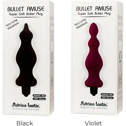 Анальная пробка с вибрацией Adrien Lastic Bullet Amuse - фото 6