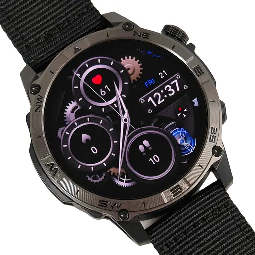 Часы North Edge GPS Titan Black Spider, 2 ремешка - фото 2