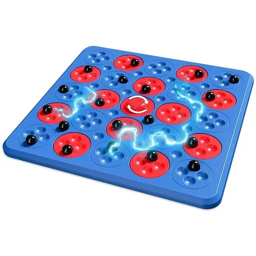Настольная интерактивная игра Ummi ME-194 Magnetic Chess Game 5 in a Row Blue - фото 1