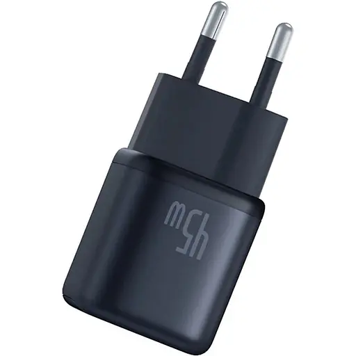 Мережевий зарядний пристрій Baseus PicoGo GaN 1-USB-C 45W Cosmic Black (P10176800123-00) [127626] - фото 2