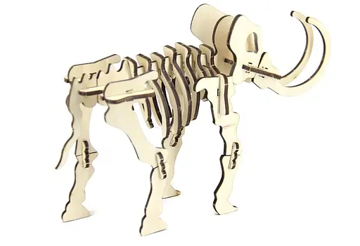 Дерев'яний конструктор "Мамонт" 30 деталей - фото 6