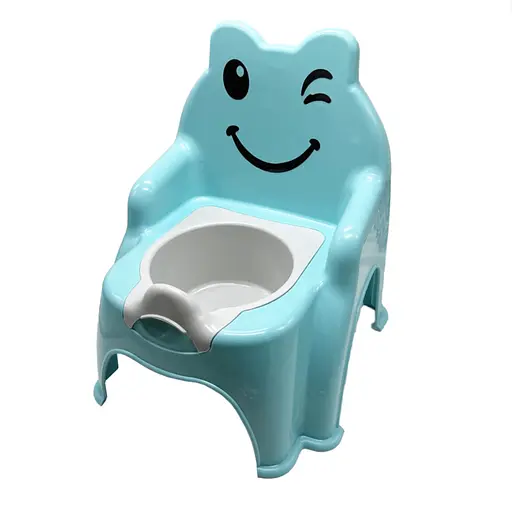 Дитячий горщик "Смайлик" 013317/01/12 світло-бірюзовий