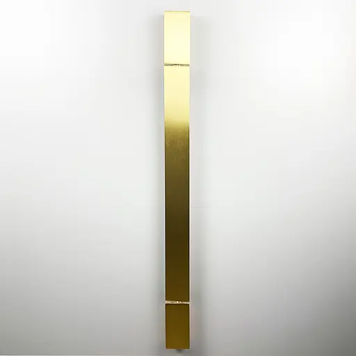 Сучасні лінійні бра в латунному кольорі Line F довжина 49 см Арт. WB1/490 AB - фото 9