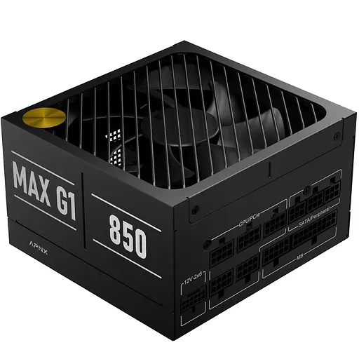 Блок живлення APNX MAX G1 850W ATX 3.1 80+ Gold (APPG-MX85FEC.X1) - фото 1