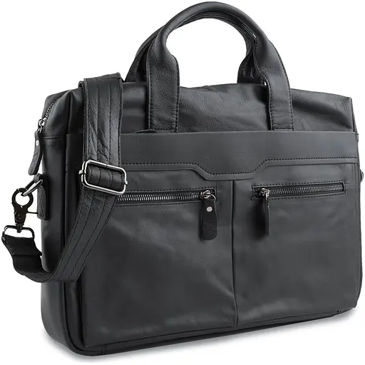 Чоловіча шкіряна сумка Vintage 39,5х29х9 см sum0015056 - фото 1