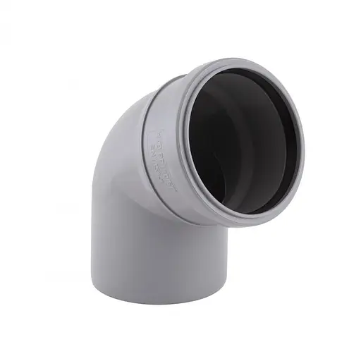 Колено PPR канализационное TA Sewage 110, 67° TASEBPP67110 - фото 1