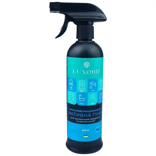 Піна активна Luxord для сантехнічних поверхонь, ванної мультифункціональна 500 мл