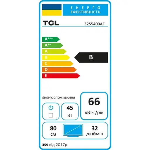Телевізор LED TCL 32S5400AF - фото 10