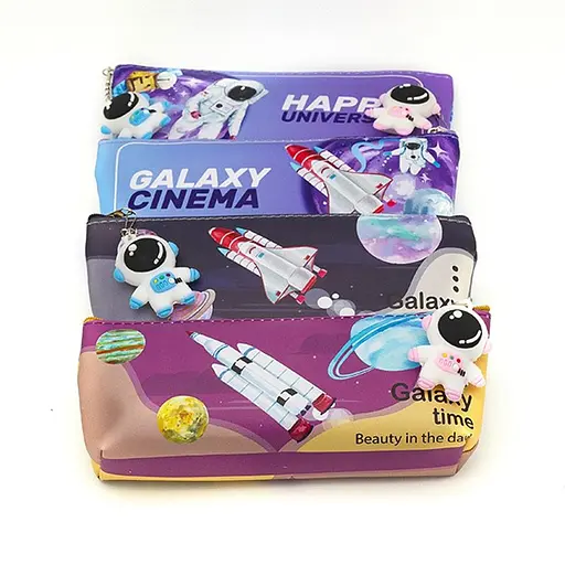 Пенал із брелоком Космонавт, PVC (В асортименті) - фото 2