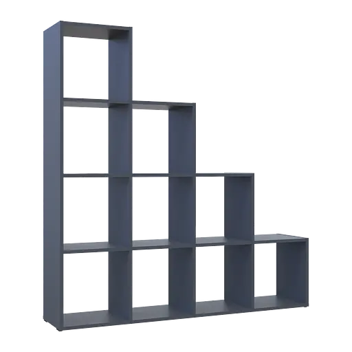 Стеллаж Doros Степь 4х4 Графит открытый 136.2х28.8х140.7 (41516167) - фото 7
