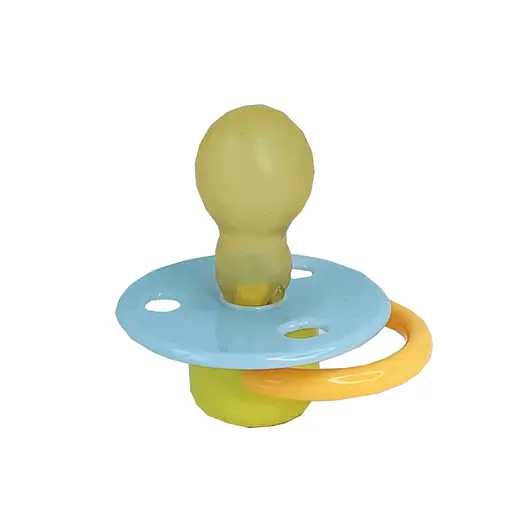 Дитяча пустушка латексна MGZ-0515(Yellow) кругла - фото 2