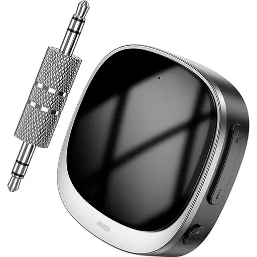 Bluetooth аудио адаптер Hoco E80 Travel Car Black [133458] - фото 4