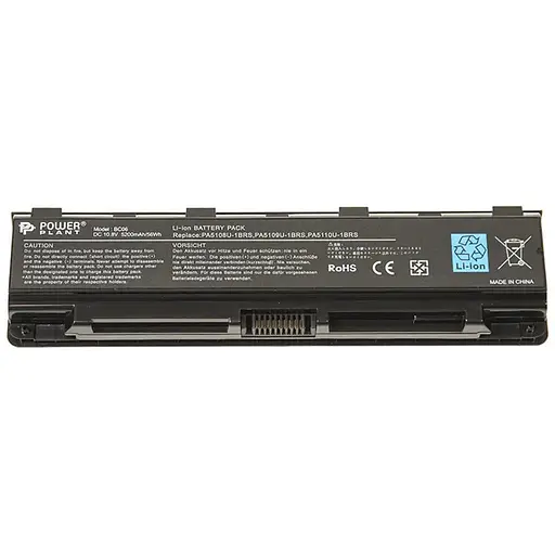 Акумулятор PowerPlant для ноутбуків TOSHIBA Satellite L750 (PA3817U-1BAS) 10.8V 5200mAh