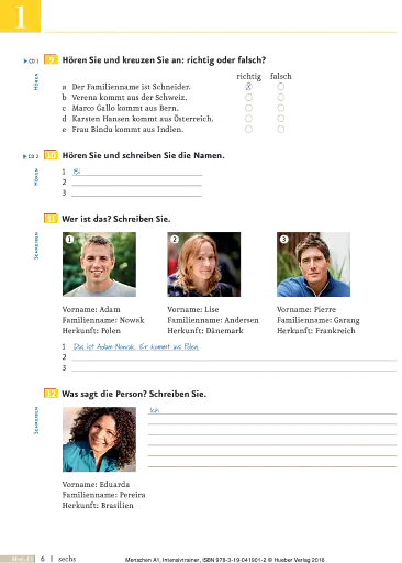 Menschen A1. Intensivtrainer + CD - фото 5
