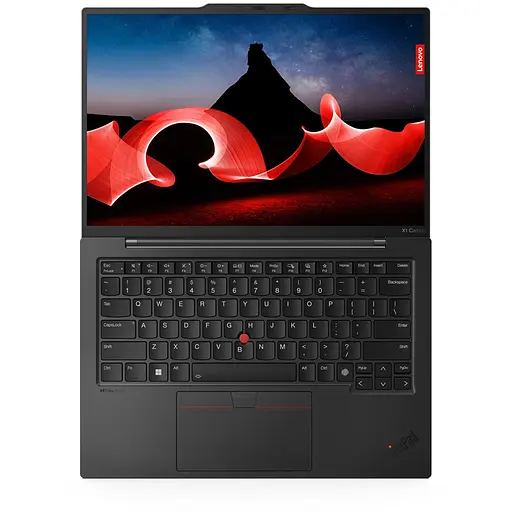 Ноутбук Lenovo ThinkPad X1 Carbon Gen 12 с процессором Intel Core Ultra 7 155U 4.8GHz, 14", 2.8K, OLED, сенсорный, 32GB LPDDR5x, 1TB SSD, Intel® графикой, Windows 11 Pro, черный, 3y Courier - фото 8