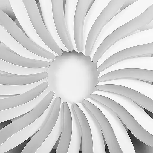 Потолочная белая LED люстра в виде цветка Ст. 3296/550 | Line F - фото 5