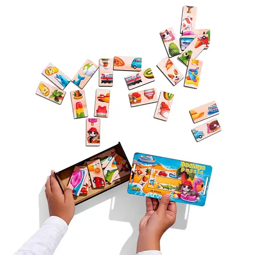 Дерев'яне доміно Ubumblebees Половинки (ПСД266) PSD266 - фото 8