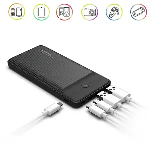Внешний аккумулятор Power Bank Pineng PN-939 20000mAh (Черный) - фото 6