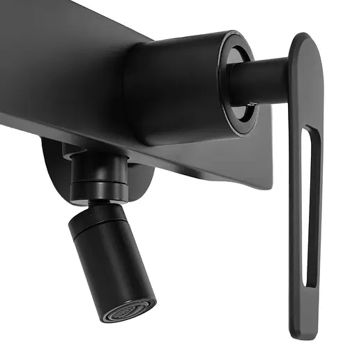 Душовя система Rea Aldi з виливом black REA-P8800, Чорний матовий - фото 6