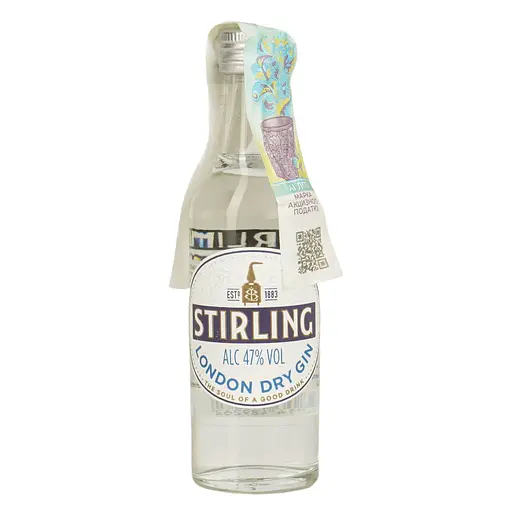 Джин Stirling London Dry Gin 50 мл - фото 1