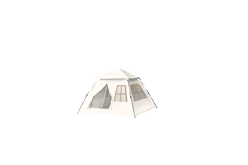 Автоматическая кемпинговая палатка с тентом 240×240×170 см слоновая кость OldBro CC-SY23ZP005 - фото 4