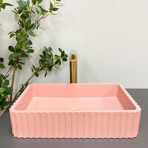 Умивальник VBI Florentia pink matt накладний VBI-015005, Цветной - фото 4