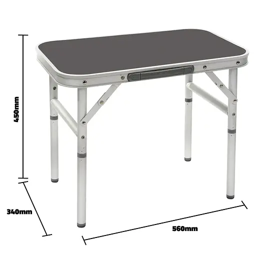 Стол Bo-Camp 56x34 см серый (DAS303274) - фото 6