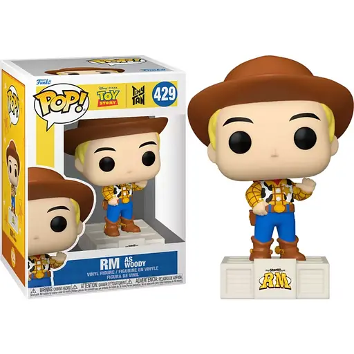 Фігурка Funko Pop БТС Історія іграшок РМ Вуді BTS Toy Story RM As Woody 10 см BTS RM W 429
