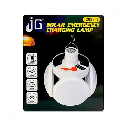 Кемпінговий ліхтар-лампа Bailong BL 2029-1 акумуляторна із сонячною батереєю підвісна, вулична 5 Вт - фото 8