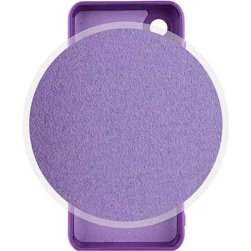 Чохол Silicone Cover Lakshmi Full Camera (A) для Samsung Galaxy A03 Core Фіолетовий / Purple - фото 3
