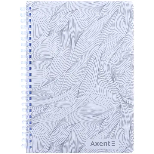 Блокнот Axent на спирали А5 в клетку 80 листов голубой (8472-3-A) - фото 2