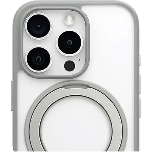 Чехол Blueo Frosted Magnetic Case Rotatable Stand with MagSafe для Apple iPhone 16 Pro Grey [133049] - фото 2