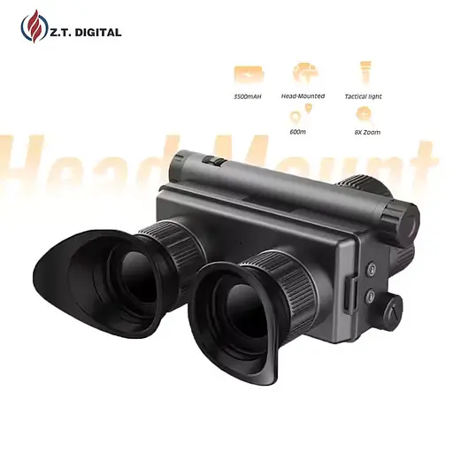 Бинокуляр ночного видения Z9157 с 7 уровнями яркости с креплением Wilcox L4G24 (металл) на шлем - фото 3