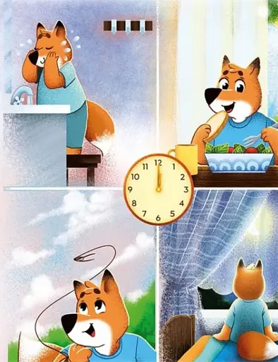 Читання з наліпками. Лісові історії - фото 3