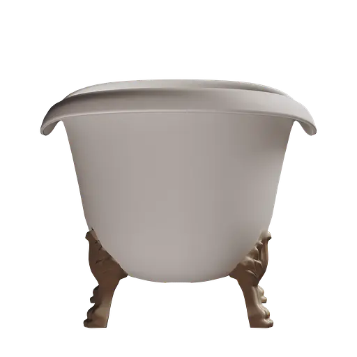 Ванна отдельностоящая матовая Amdcon Symphony 167x78 белая из литого камня золотые ножки SYMFONYA_167_g_MAT Белый матовый - фото 9