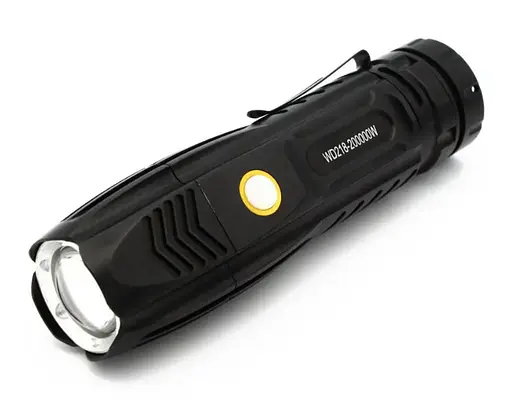 Светодиодный ручной аккумуляторный фонарь Yajia WD-218 переносной качественный фонарик Zoom Зум 18650 - фото 3