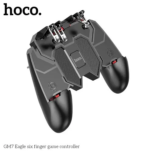Геймпад для смартфона Hoco GM7 Eagle six finger game controller черный - фото 2