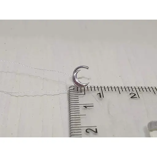 Срібна сережка-пірсинг Астор в ніс. 918-2439Р - фото 2