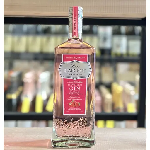 Джин Calvet Bleu D'Argent Strawberry Gin 40% 0.7 л - фото 4