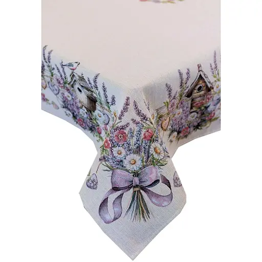 Скатерть Прованс Лавандовый сад 135х240 см (44172) - фото 1